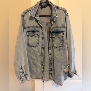 Pilcro Light Blue Denim Jacket